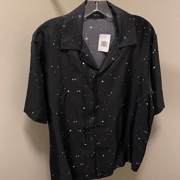 Amiri Silk Button Up NWT - Picture 6 of 9